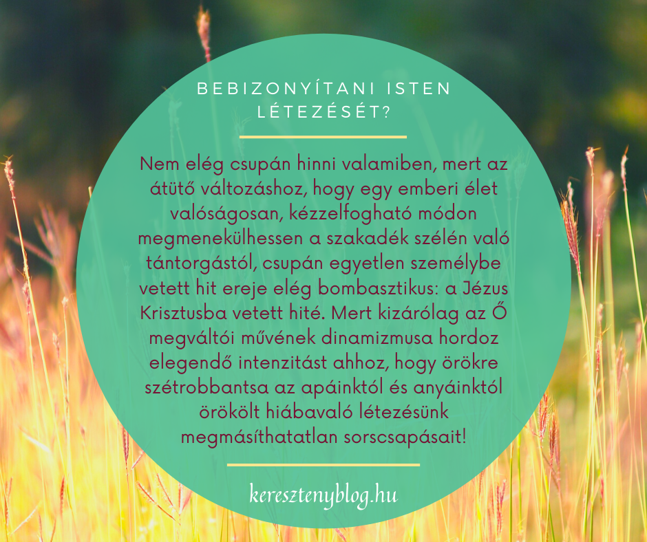 bebizonyítani